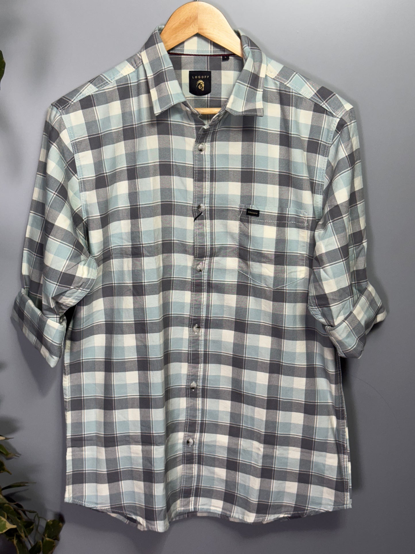 Men's Checked Full Sleeve Shirt