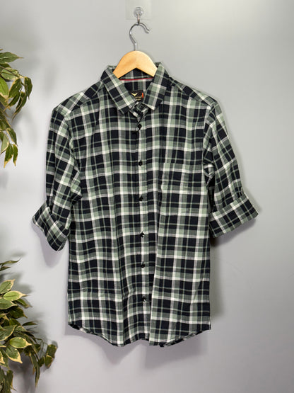 Men's Checked Full Sleeve Shirt