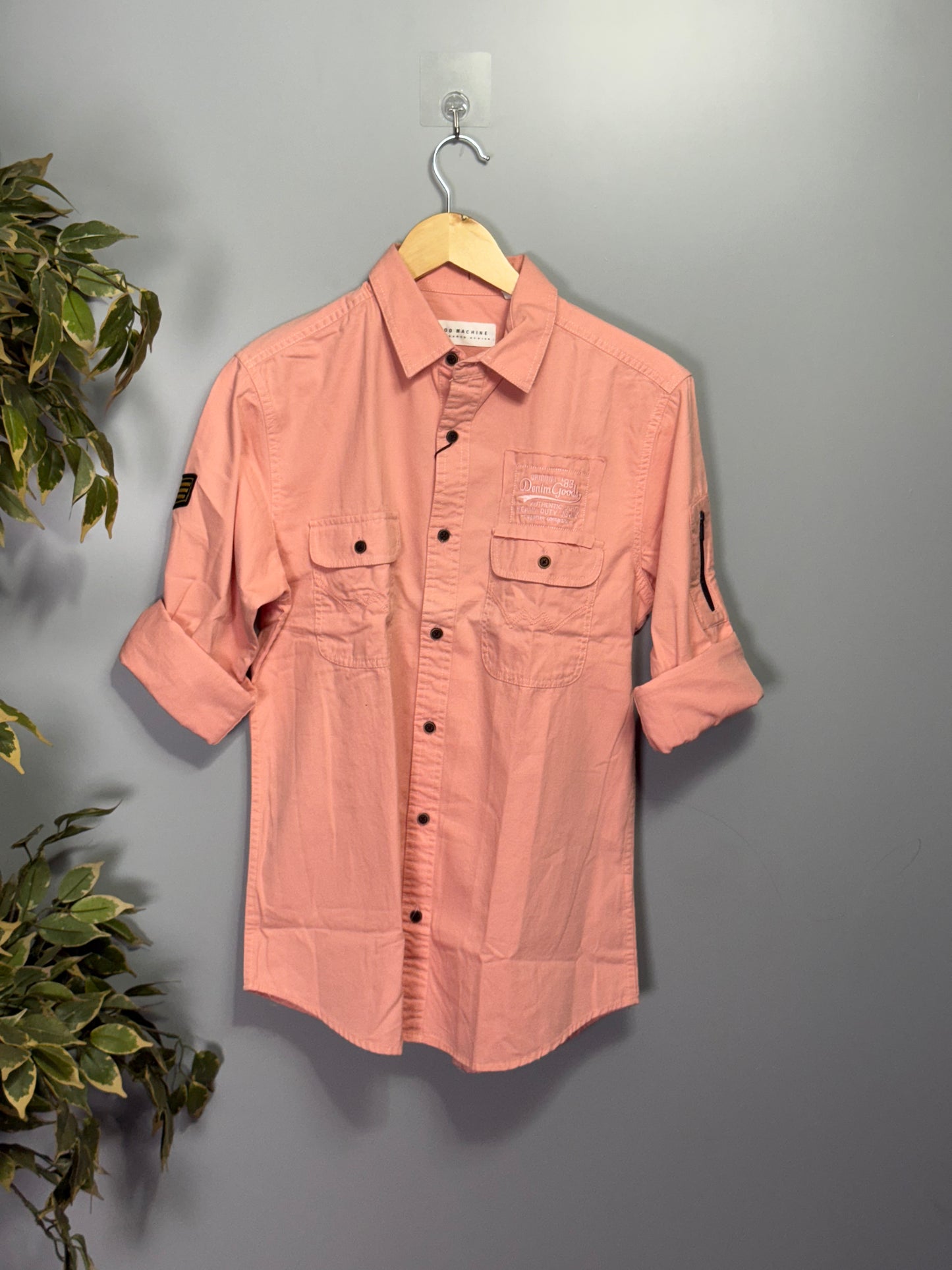 Men's Solid Full Sleeve Shirt