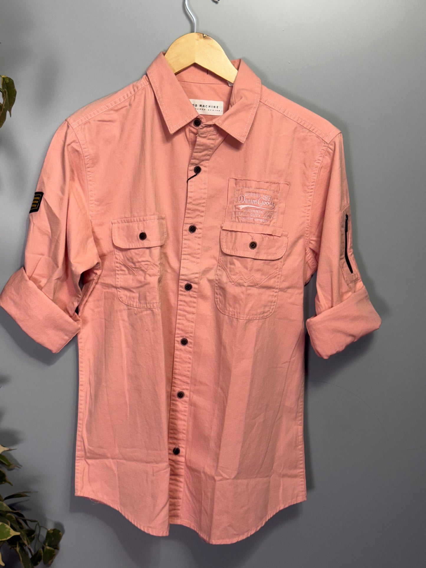 Men's Solid Full Sleeve Shirt