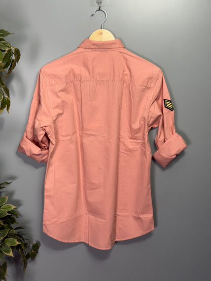 Men's Solid Full Sleeve Shirt