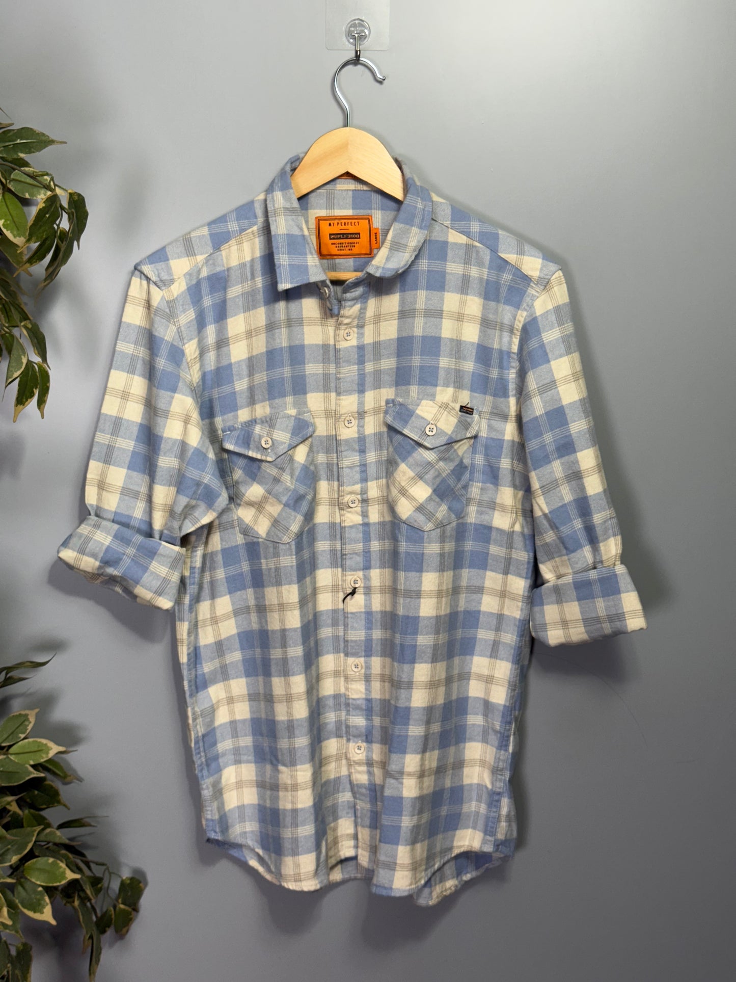 Men's Checked Full Sleeve Shirt