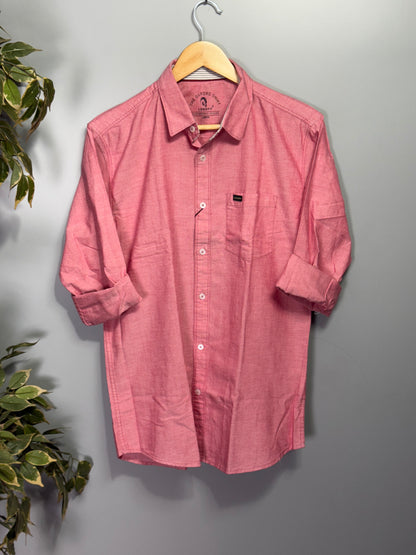 Men's Solid Full Sleeve Shirt