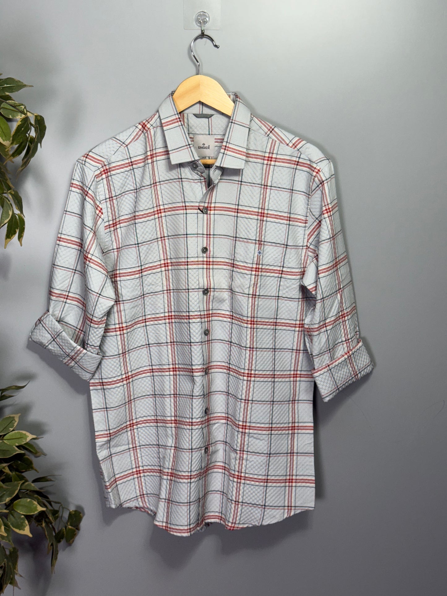 Men's Checked Full Sleeve Shirt