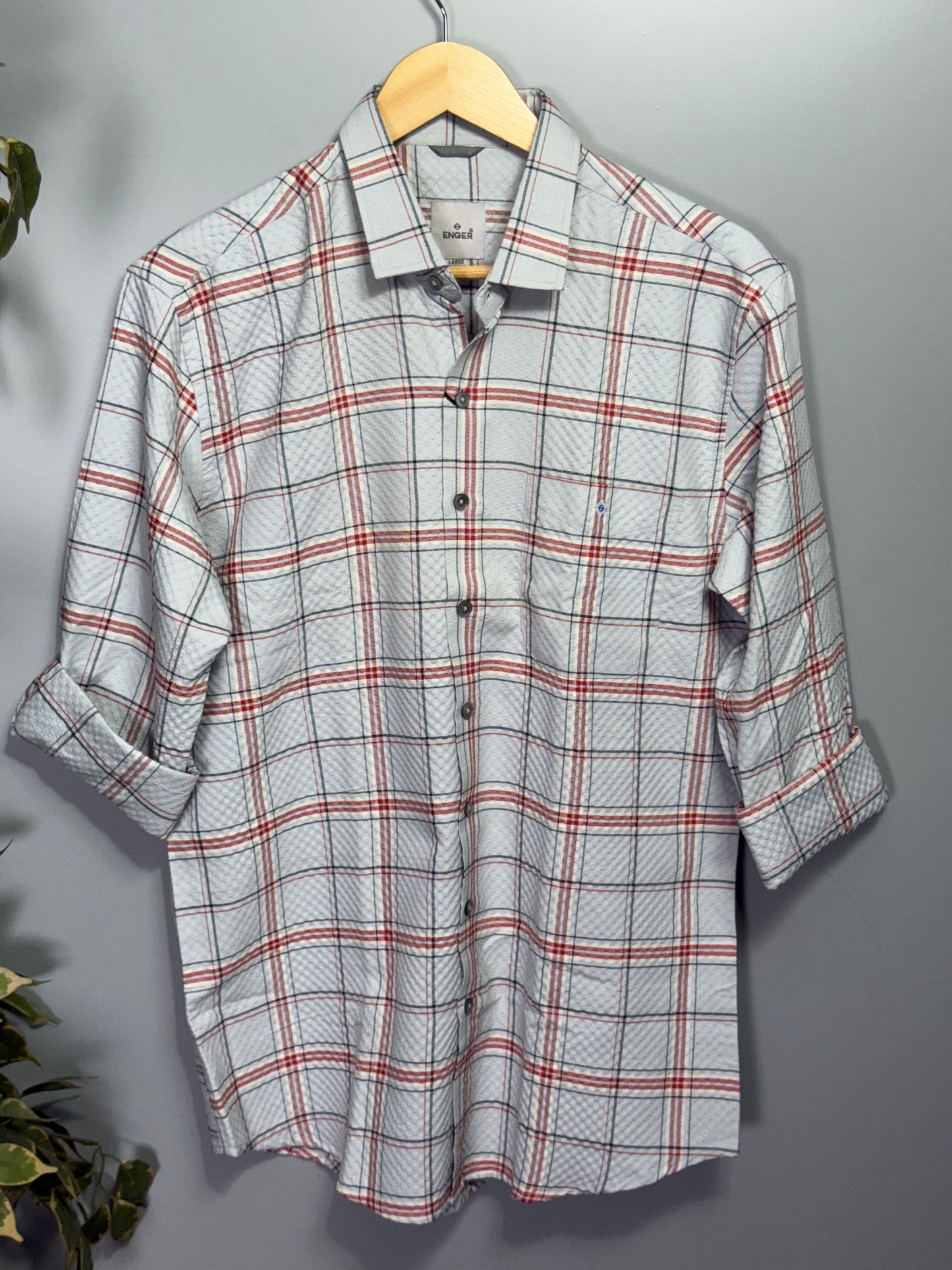 Men's Checked Full Sleeve Shirt