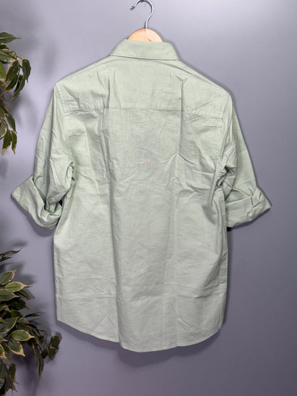 Men's Solid Full Sleeve Shirt