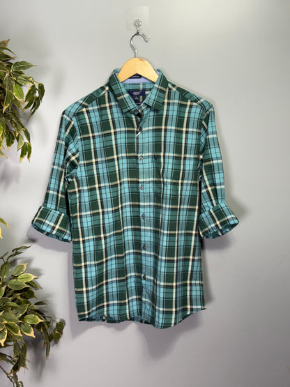 Men's Checked Full Sleeve Shirt