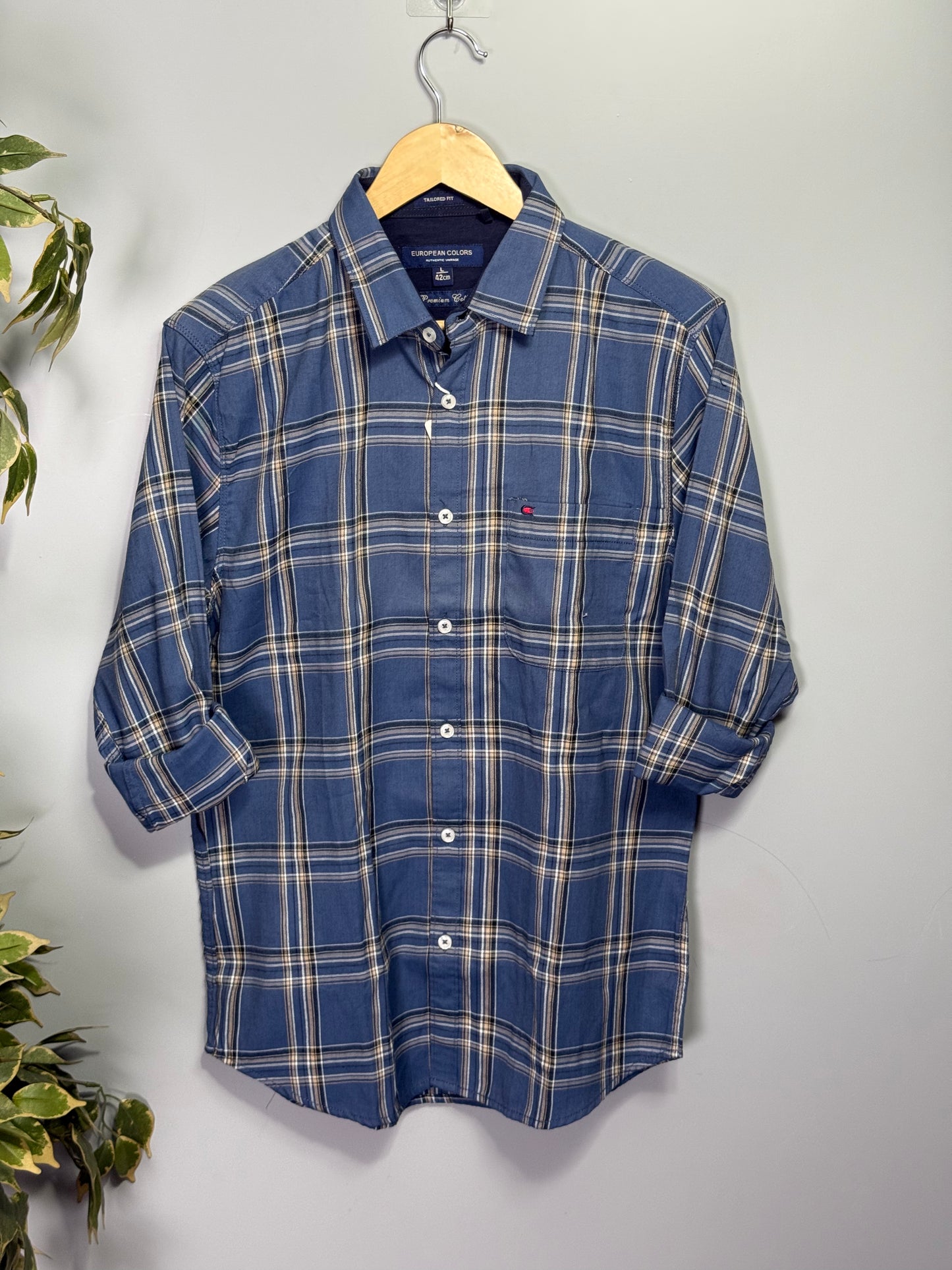 Men's Checked Full Sleeve Shirt