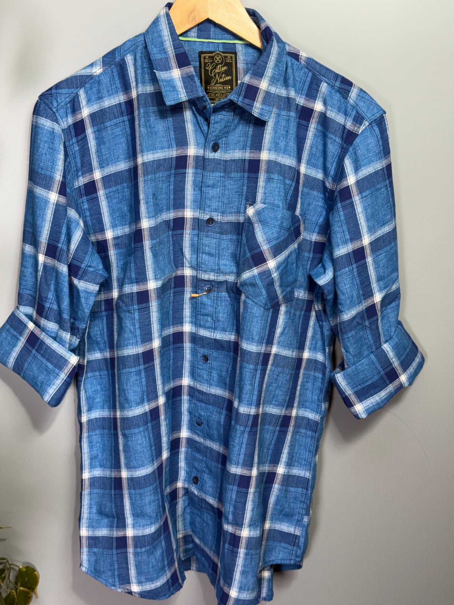 Men's Checked Full Sleeve Shirt