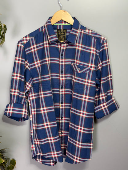 Men's Checked Full Sleeve Shirt