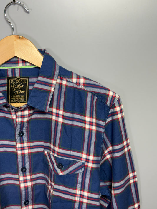 Men's Checked Full Sleeve Shirt