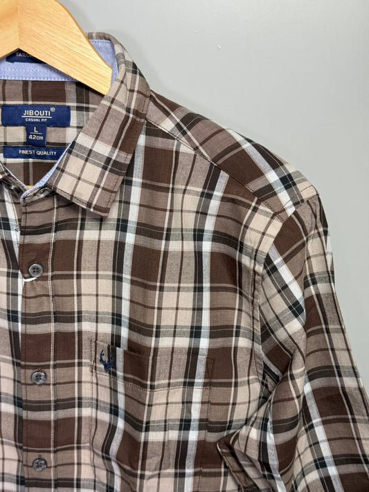 Men's Checked Full Sleeve Shirt