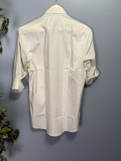 Men's Solid Full Sleeve Shirt - light yellow