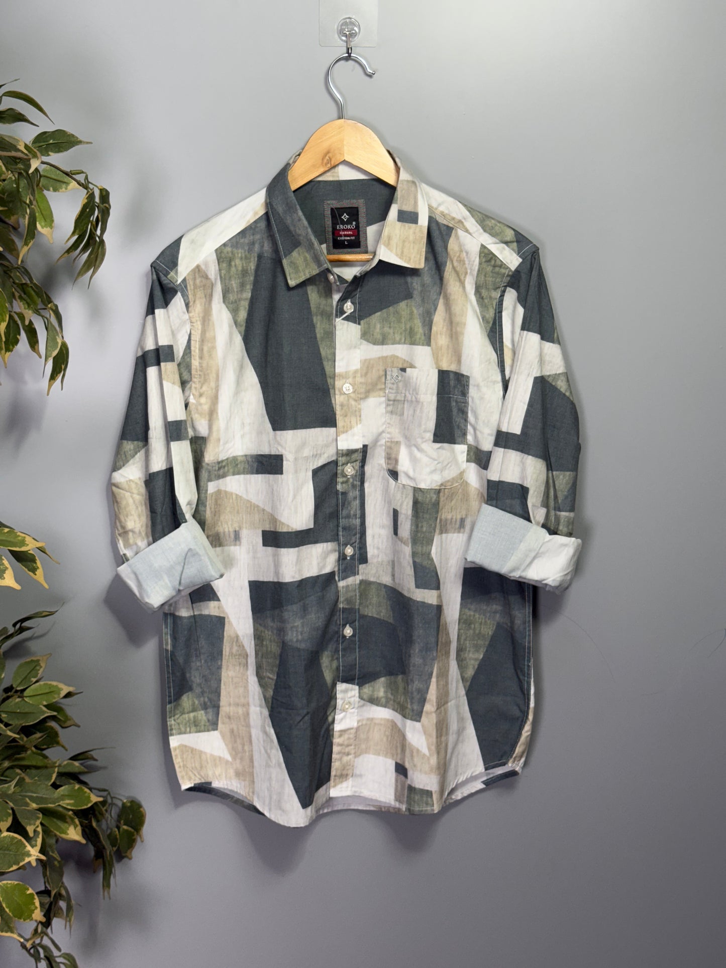 Men's Digitally Printed Full Sleeve Shirt