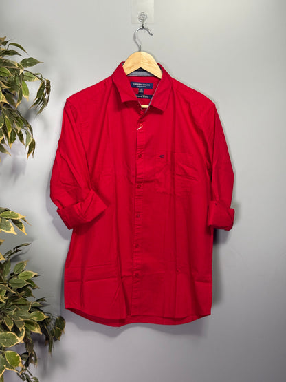 Men's Solid Full Sleeve Shirt