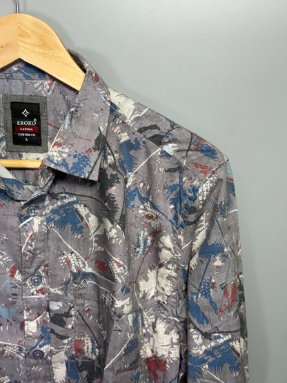 Men's Digitally Printed Full Sleeve Shirt