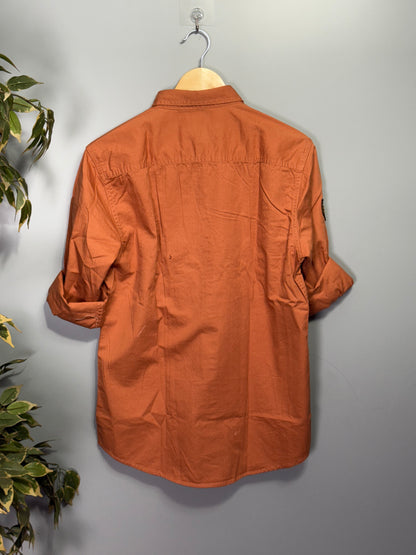 Men's Solid Full Sleeve Shirt