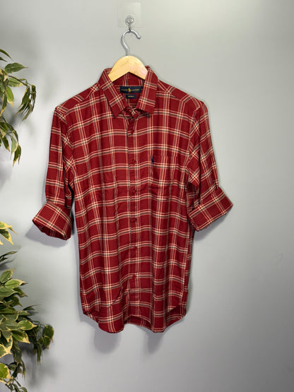 Men's Checked Full Sleeve Shirt