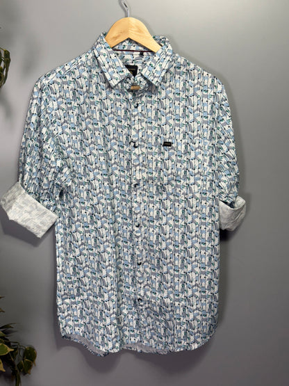 Men's Printed Full Sleeve Shirt