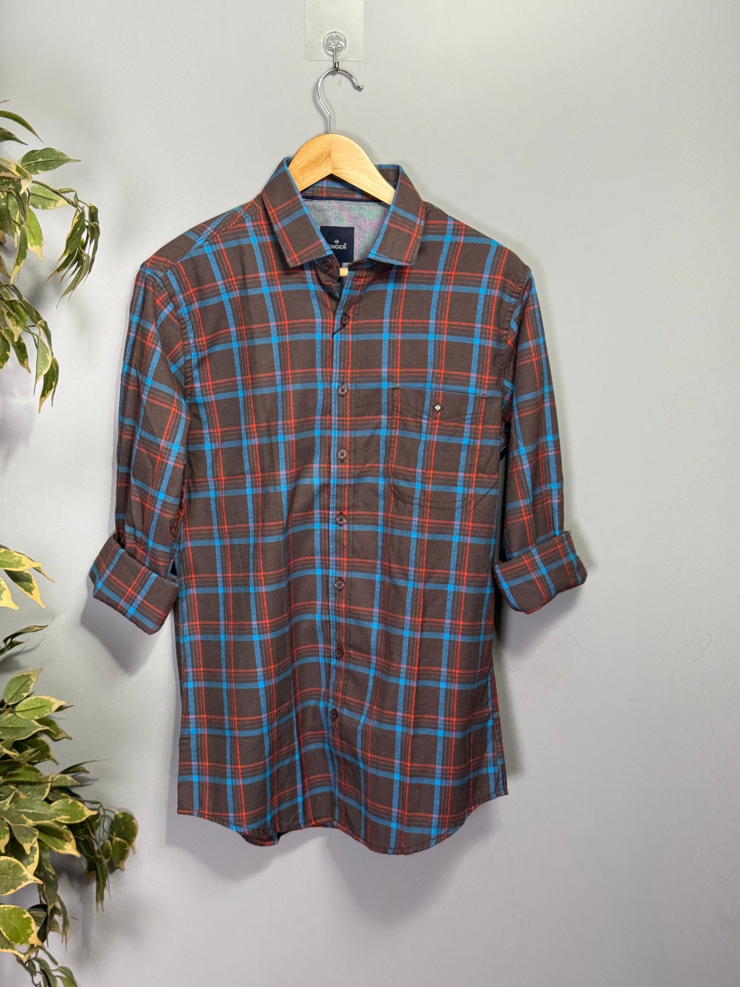 Men's Checked Full Sleeve Shirt