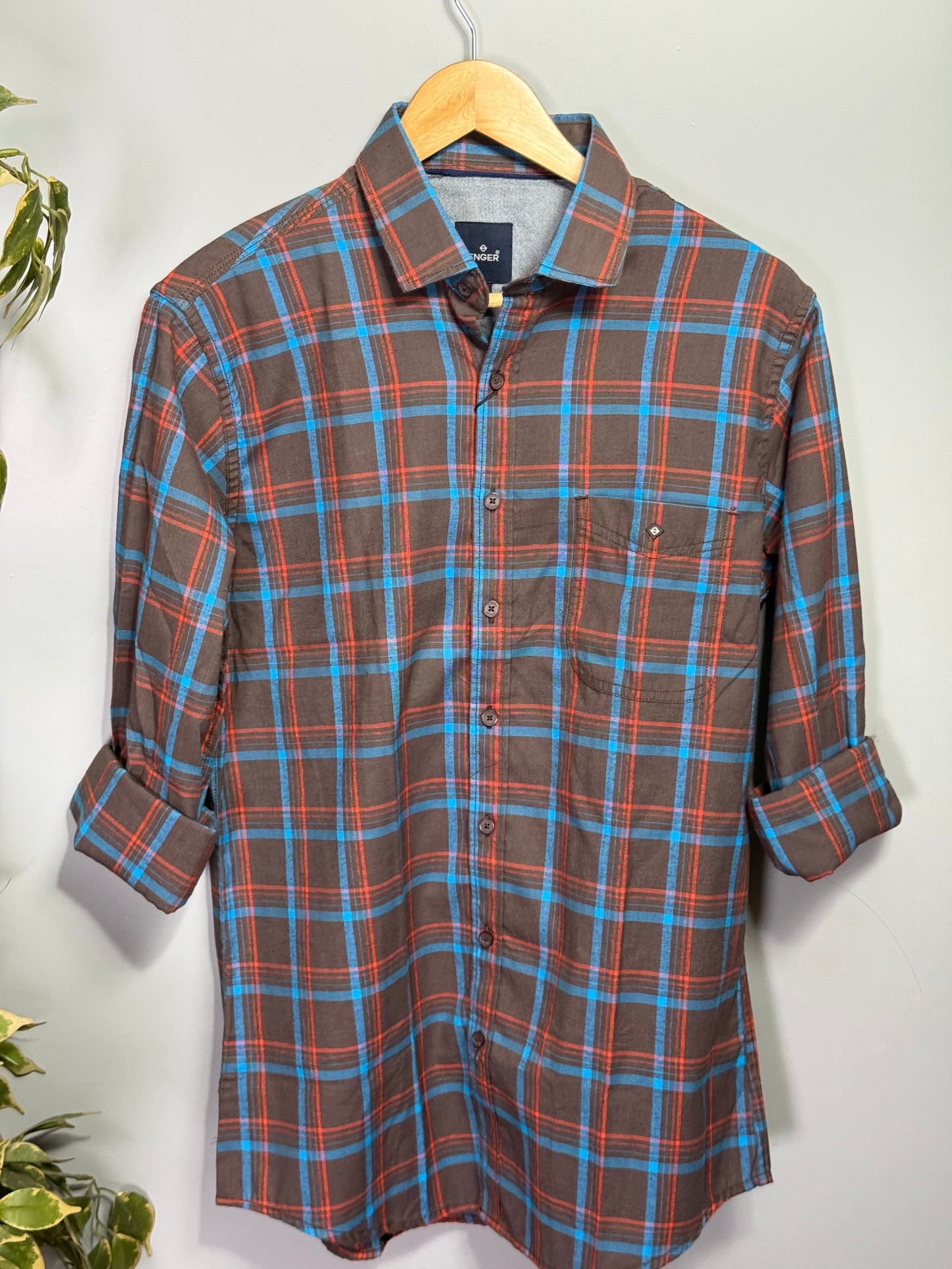 Men's Checked Full Sleeve Shirt