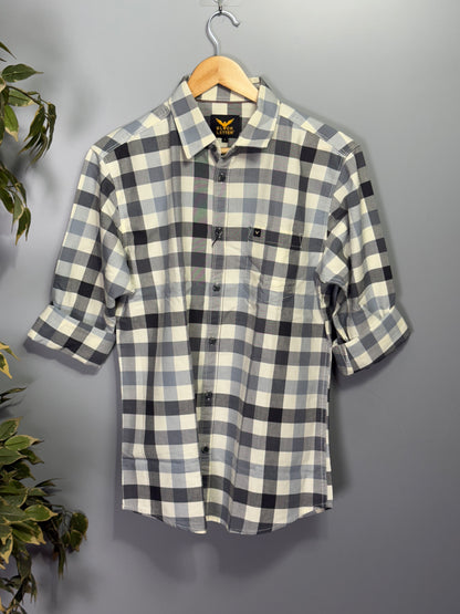 Men's Checked Full Sleeve Shirt