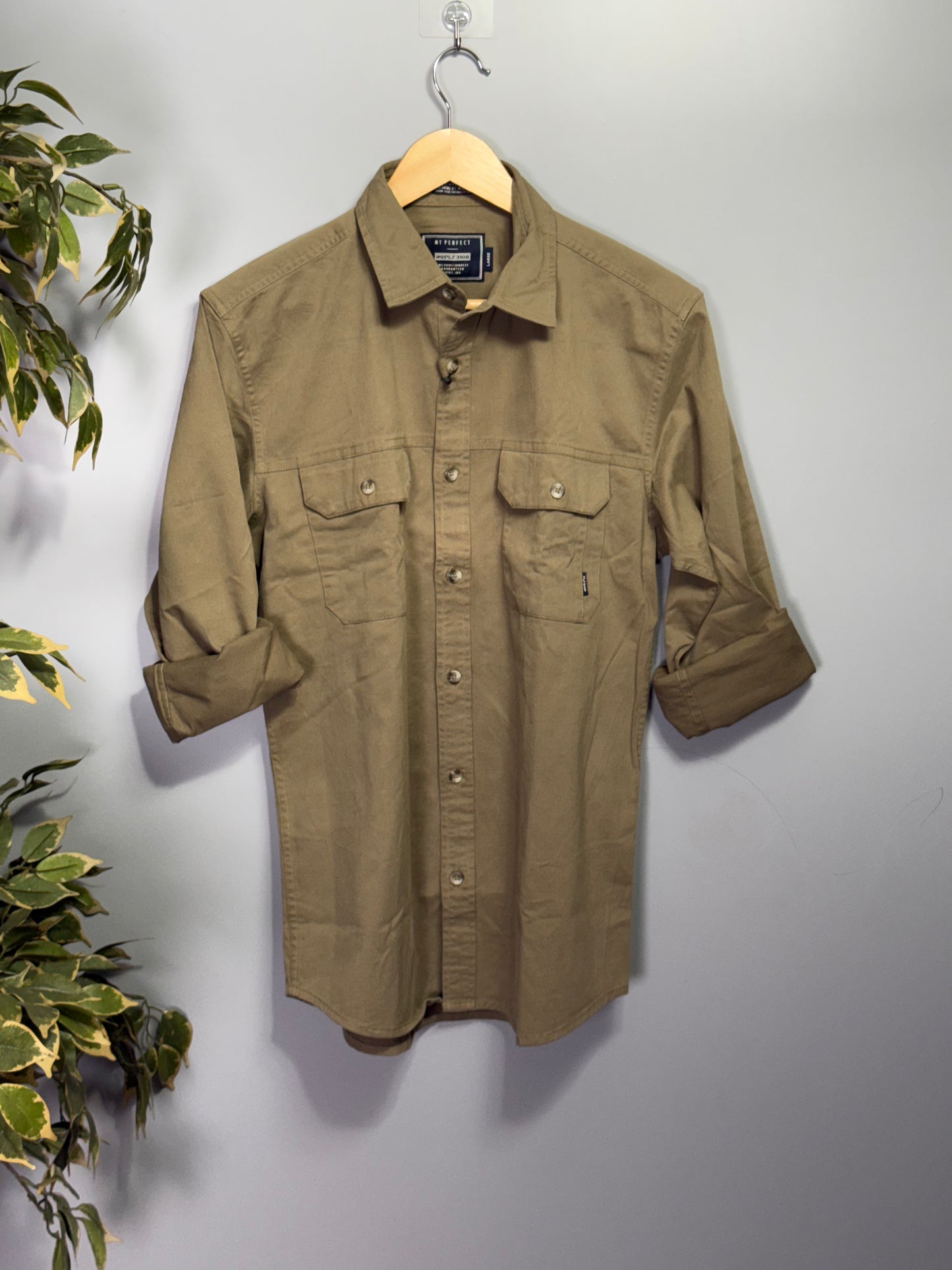 Men's Solid Full Sleeve Shirt