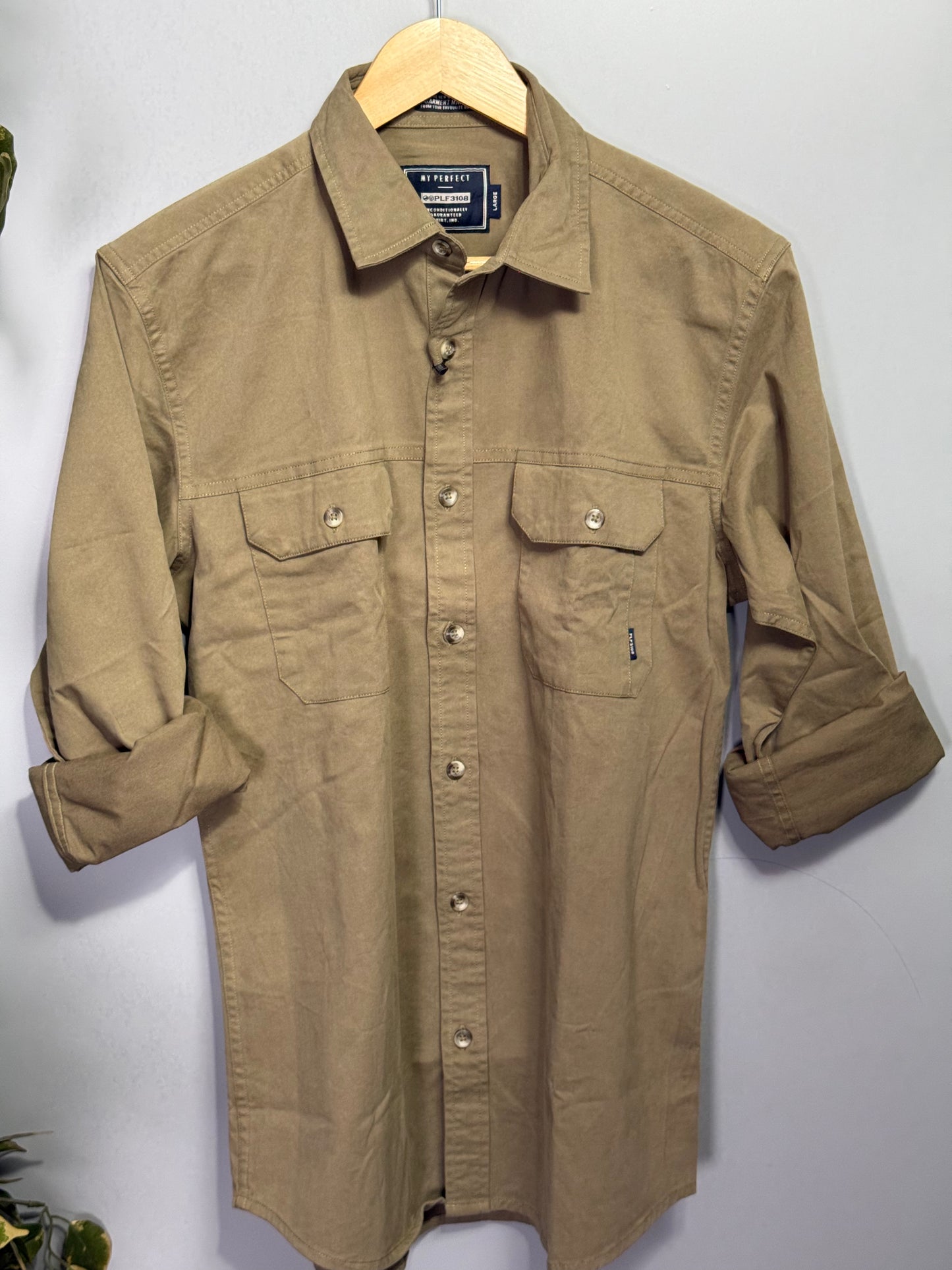 Men's Solid Full Sleeve Shirt