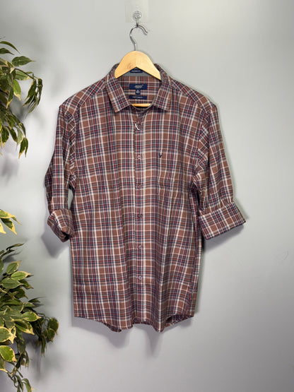 Men's Checked Full Sleeve Cotton Shirt