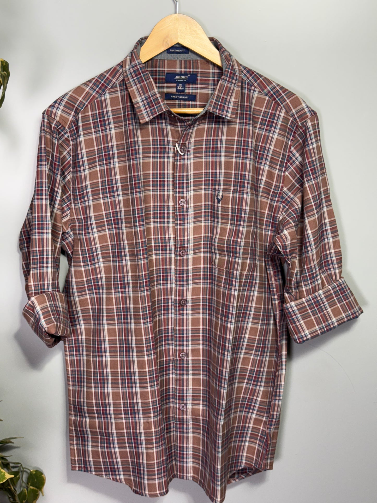 Men's Checked Full Sleeve Cotton Shirt