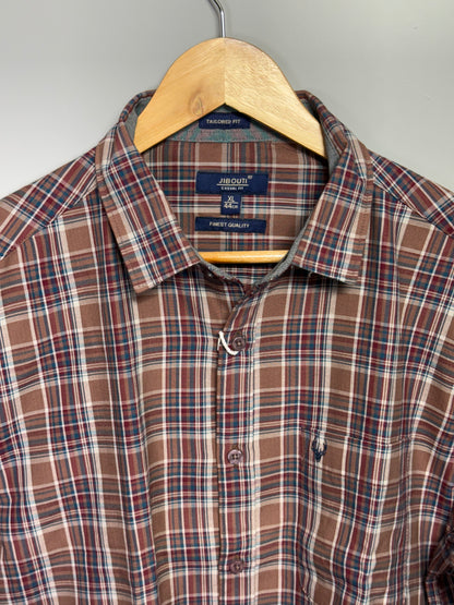 Men's Checked Full Sleeve Cotton Shirt