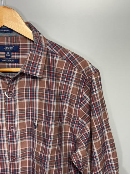 Men's Checked Full Sleeve Cotton Shirt