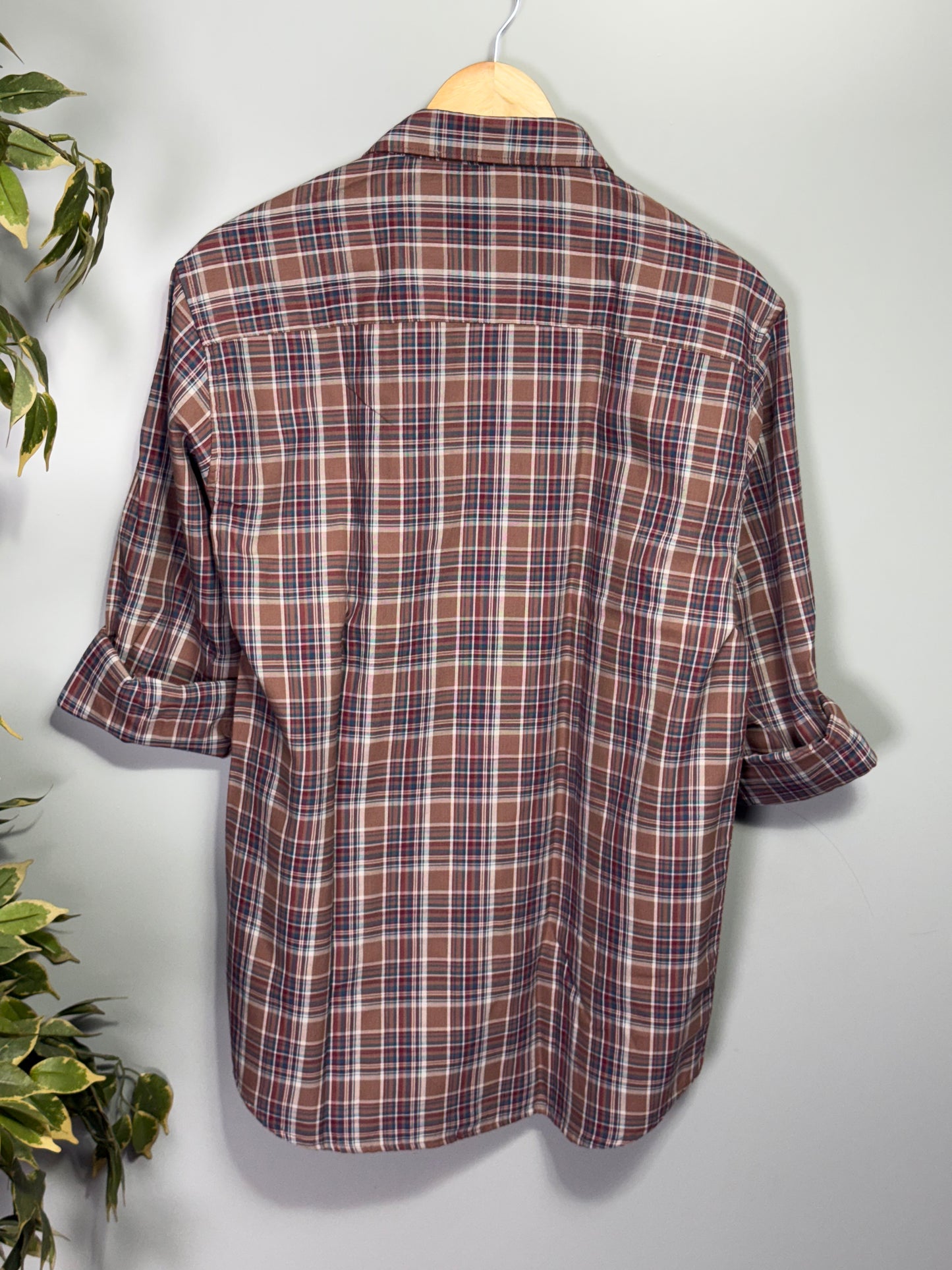 Men's Checked Full Sleeve Cotton Shirt