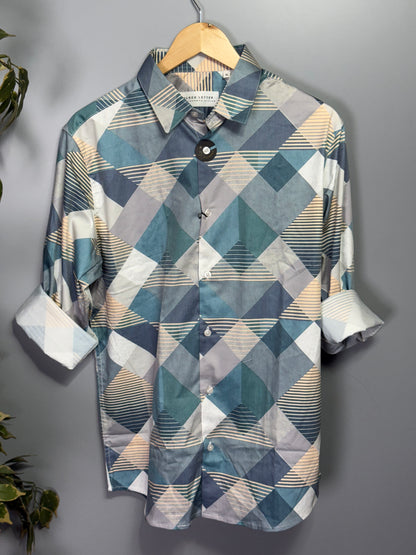 Men's Digital Printed Full Sleeve Shirt