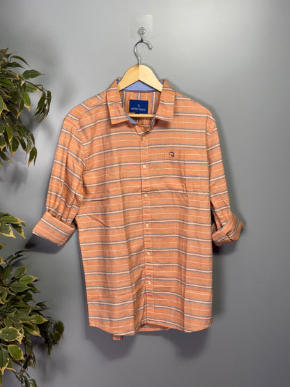 Men's Striped Full Sleeve Shirt