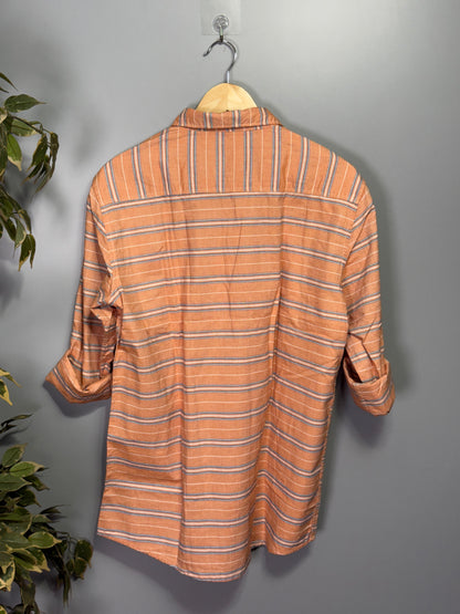 Men's Striped Full Sleeve Shirt