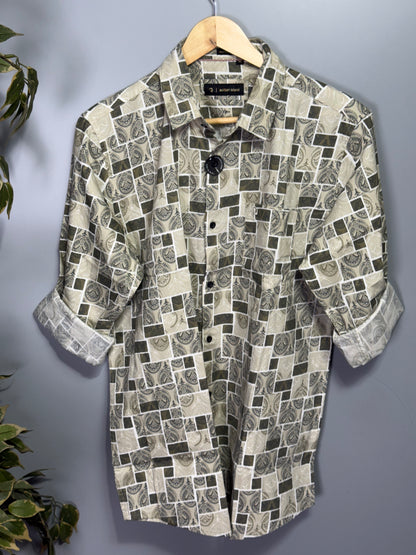 Men's Printed Full Sleeve Shirt