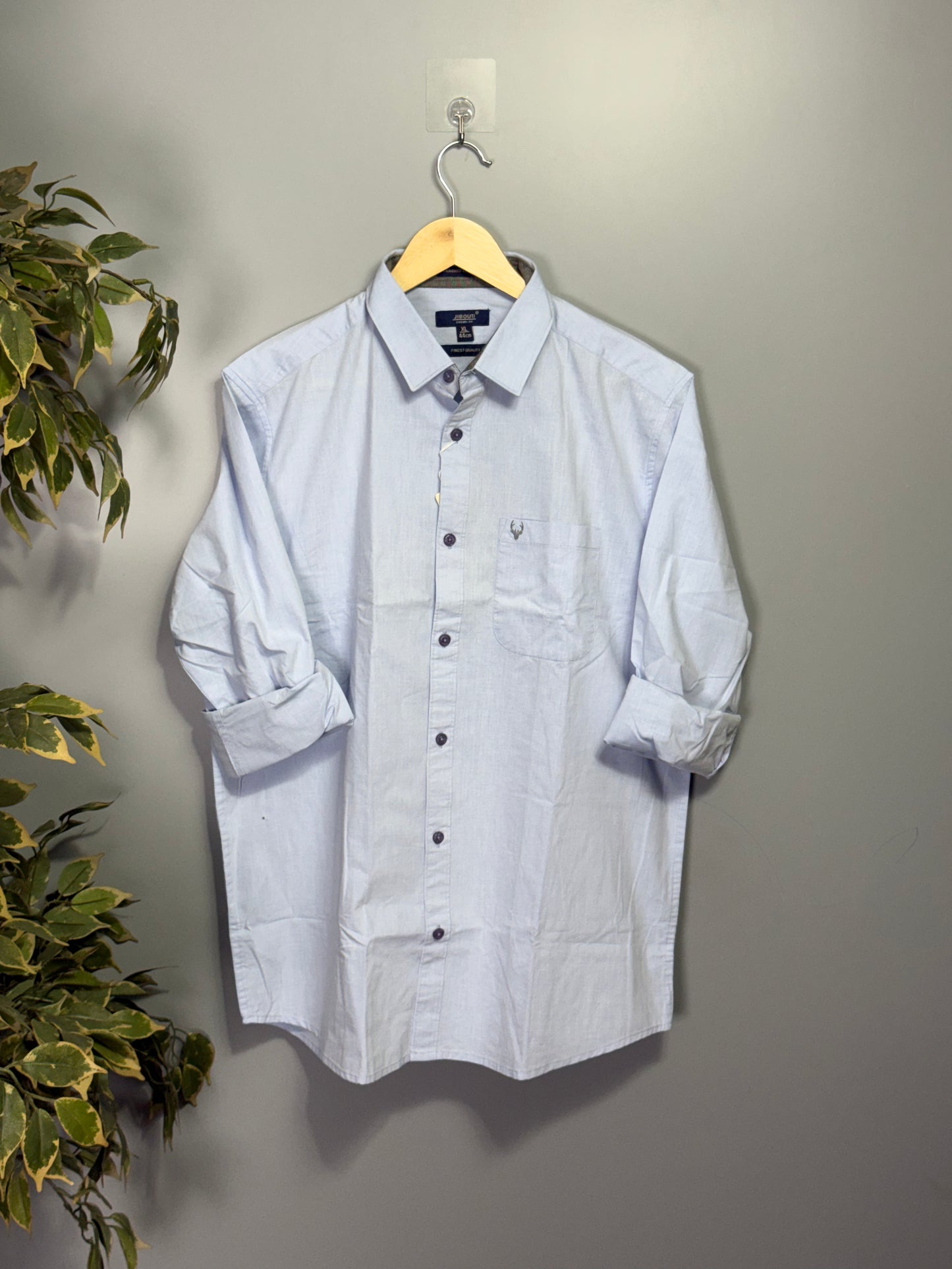 Men's Solid Full Sleeve Shirt