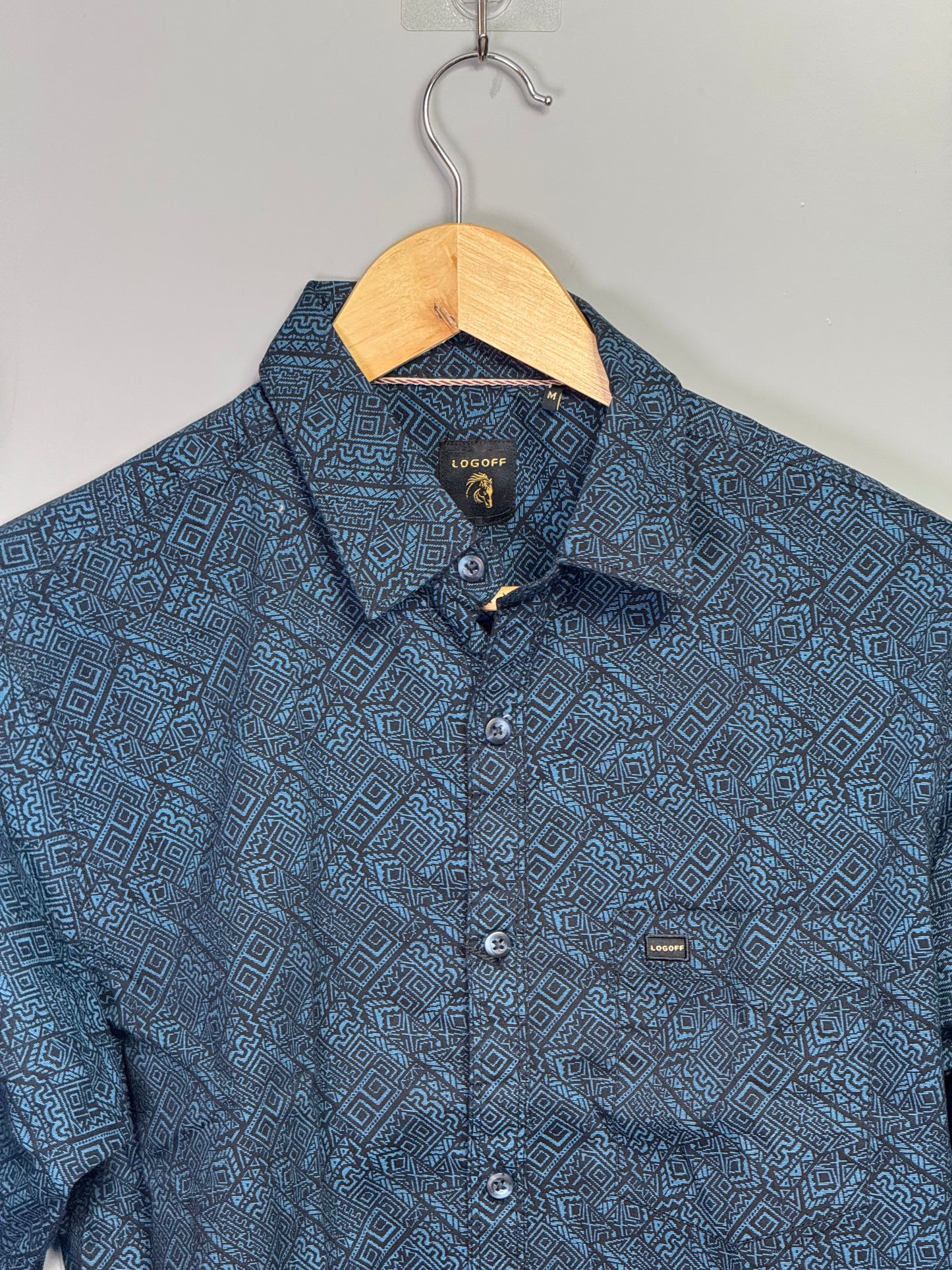 Men's Printed Full Sleeve Cotton Shirt