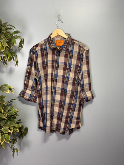 Men's Checked Full Sleeve Shirt