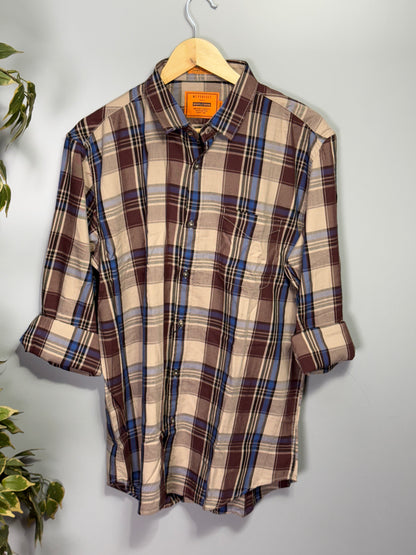 Men's Checked Full Sleeve Shirt