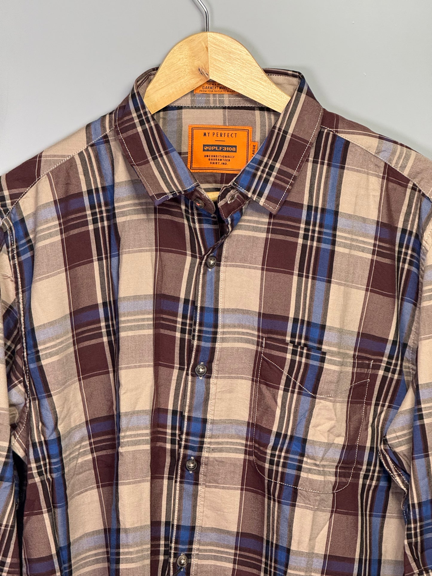 Men's Checked Full Sleeve Shirt