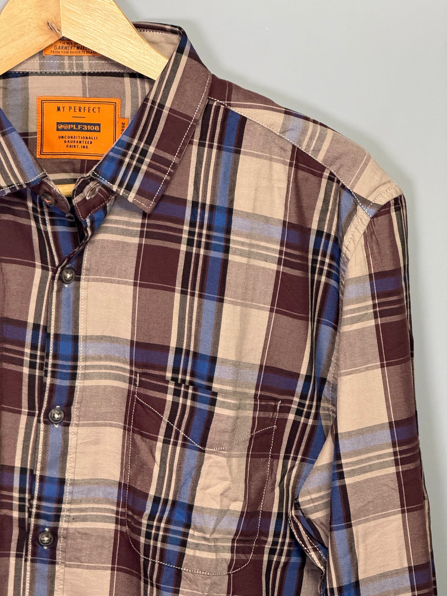 Men's Checked Full Sleeve Shirt