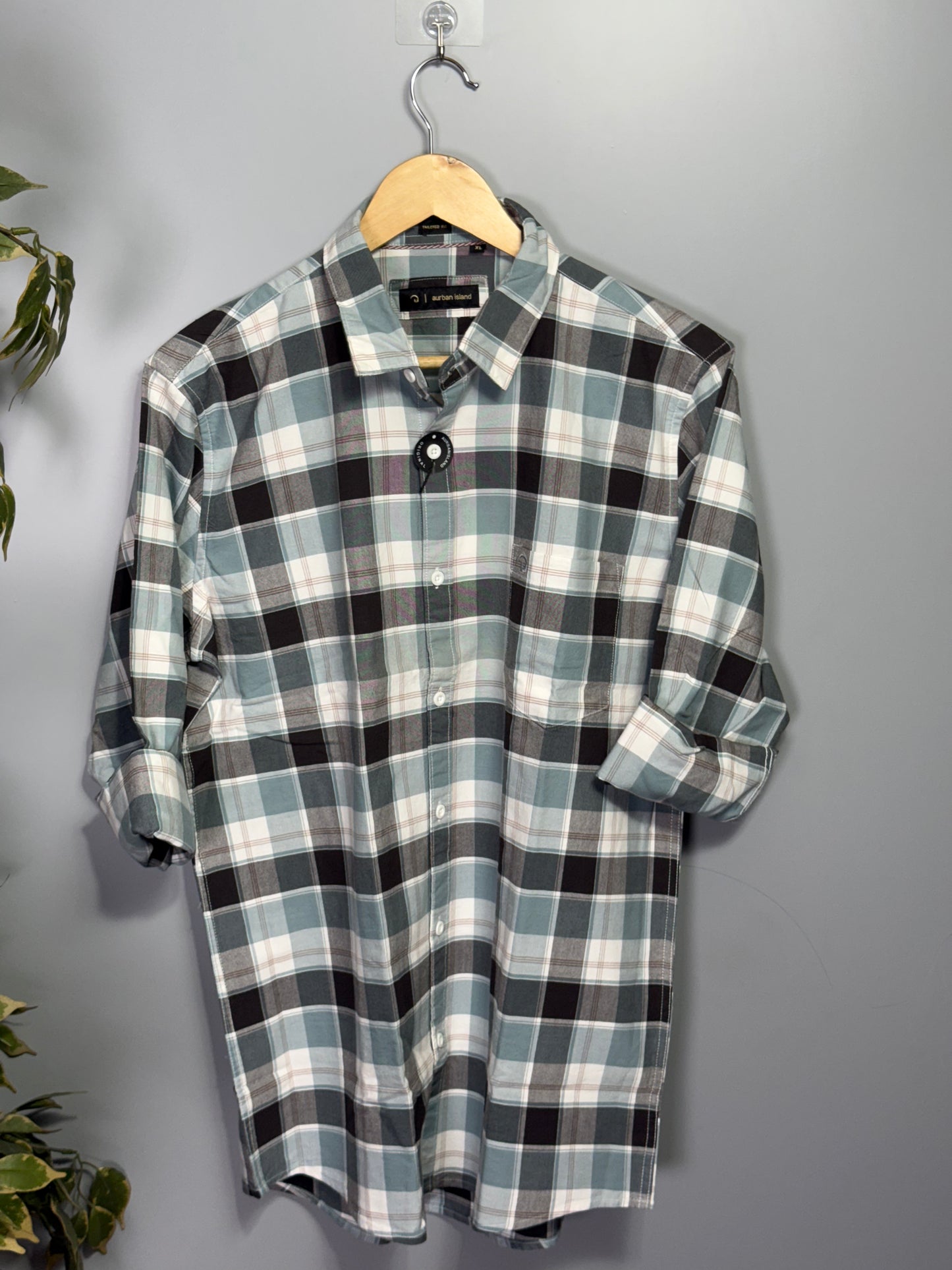 Men's Checked Full Sleeve Cotton Shirt