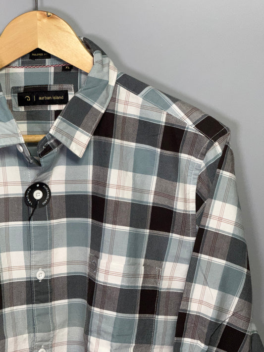 Men's Checked Full Sleeve Cotton Shirt