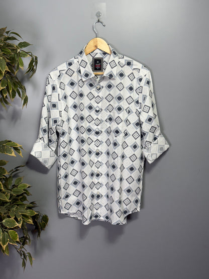 Men's Printed Full Sleeve Shirt