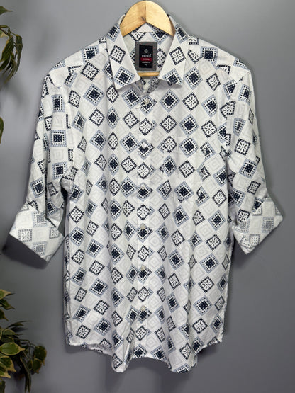 Men's Printed Full Sleeve Shirt