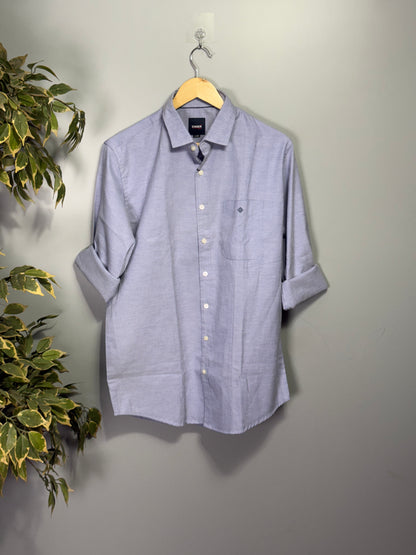 Men's Solid Full Sleeve Shirt