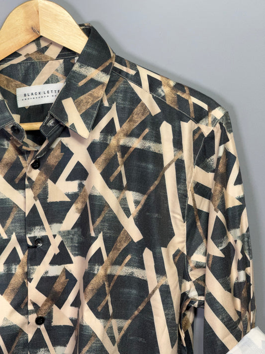 Men's Digital Printed Full Sleeve Shirt