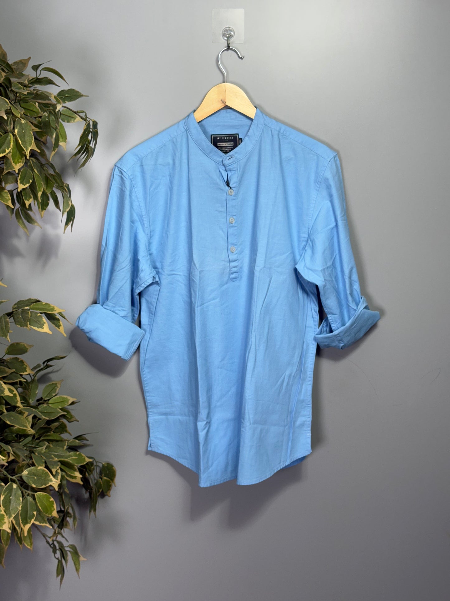 Men's Solid Full Sleeve Shirt